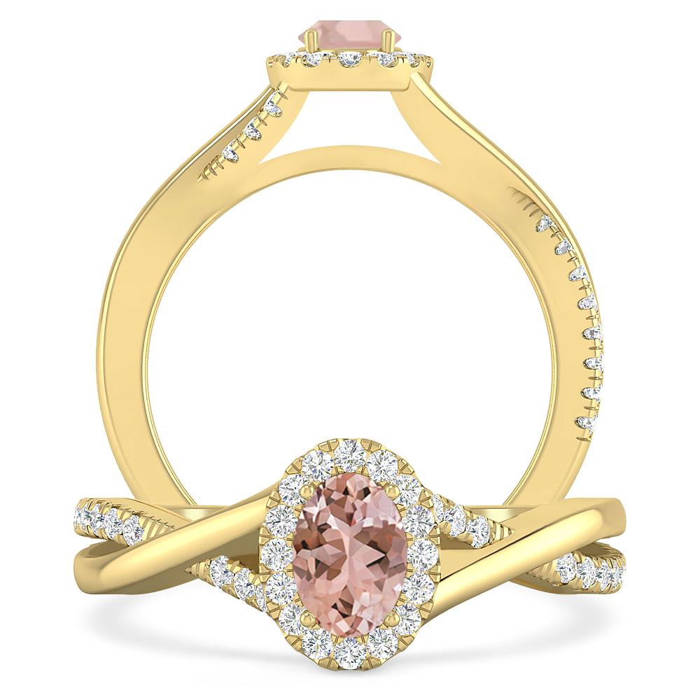 Yellow Gold - Morganite