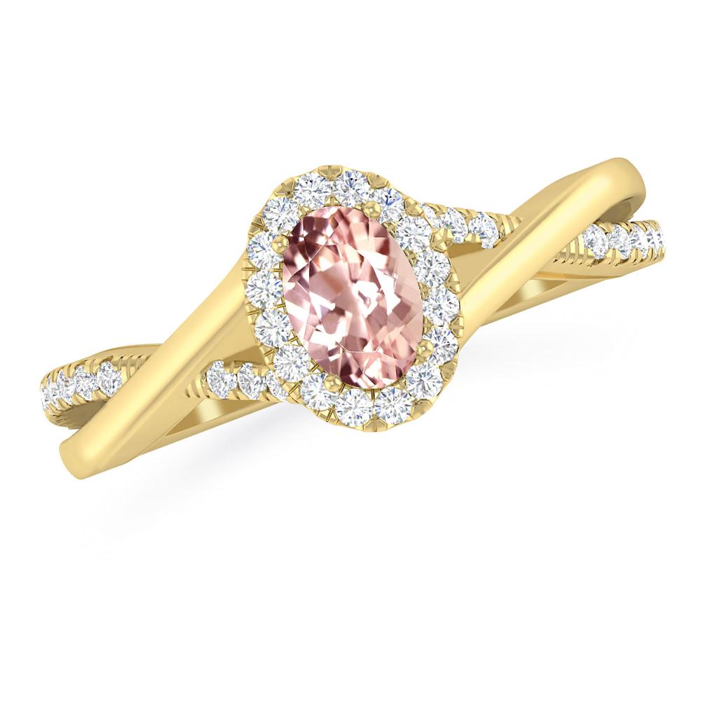 Yellow Gold - Morganite