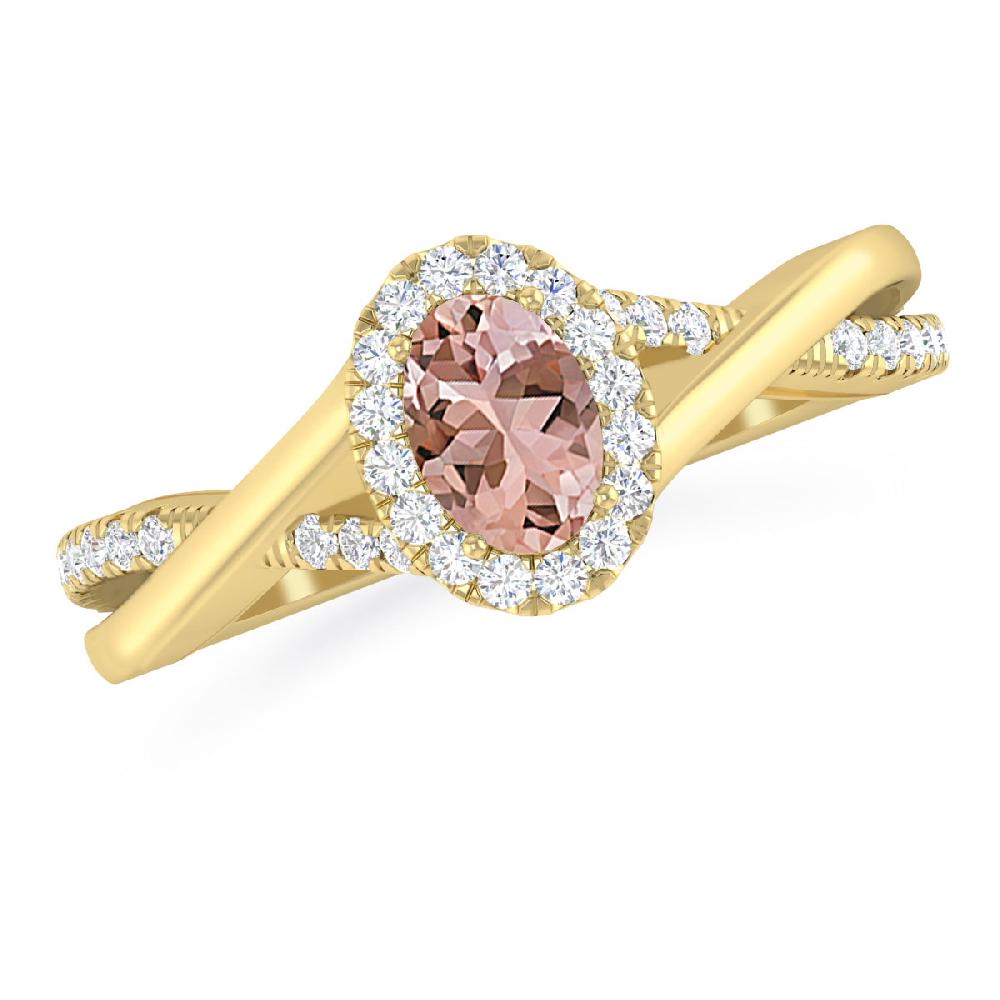 Yellow Gold - Morganite