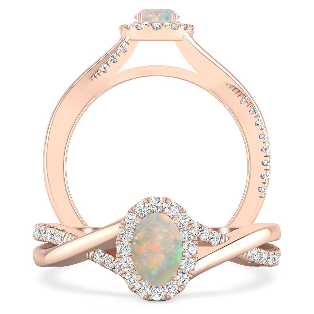 Rose Gold - Opal