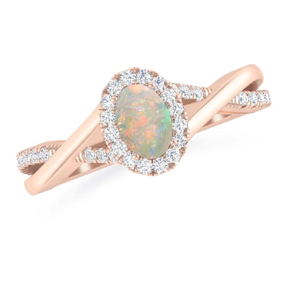 Rose Gold - Opal