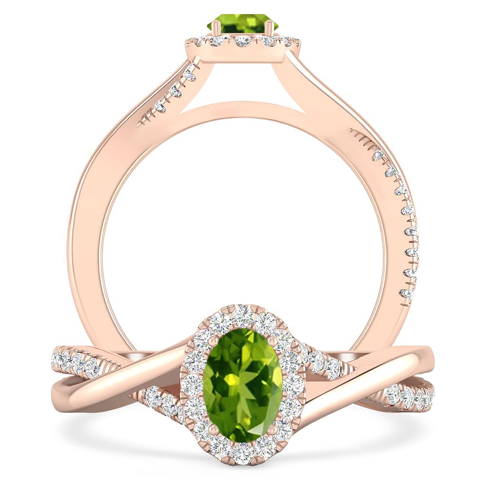 Rose Gold - Peridot