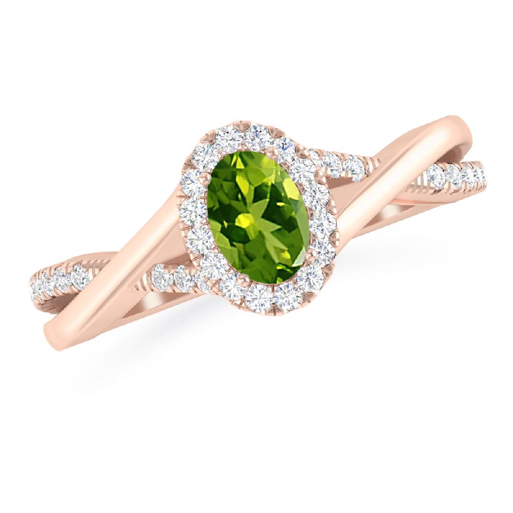 Rose Gold - Peridot