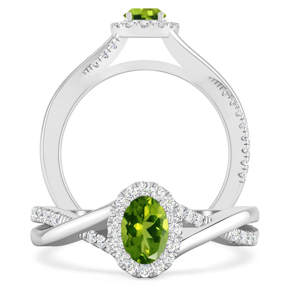 White Gold - Peridot