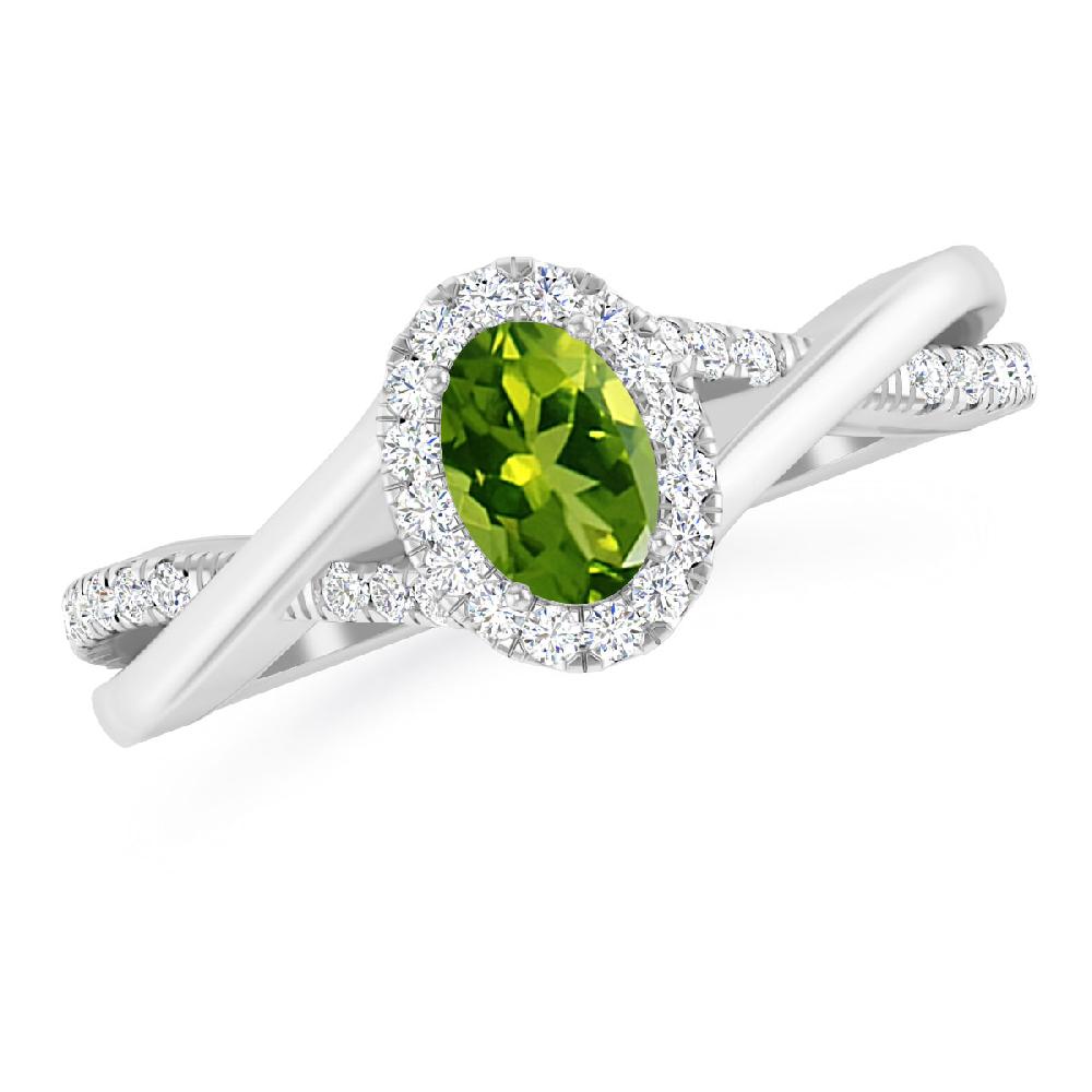 White Gold - Peridot