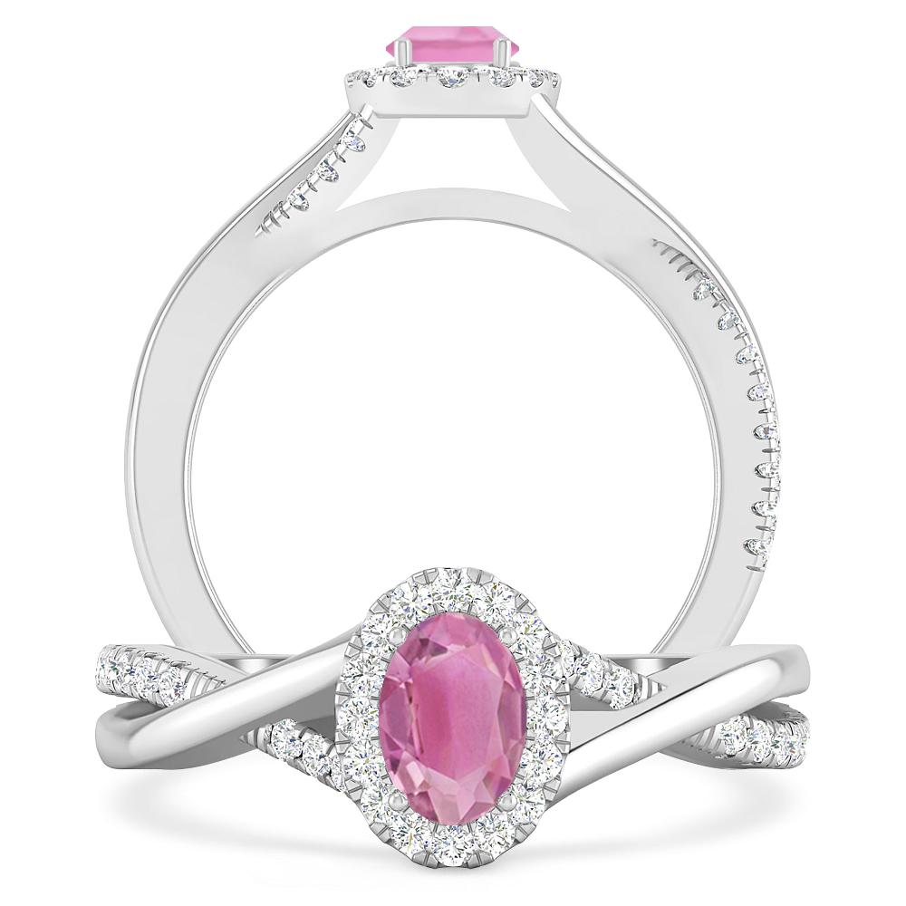 White Gold - Pink Tourmaline