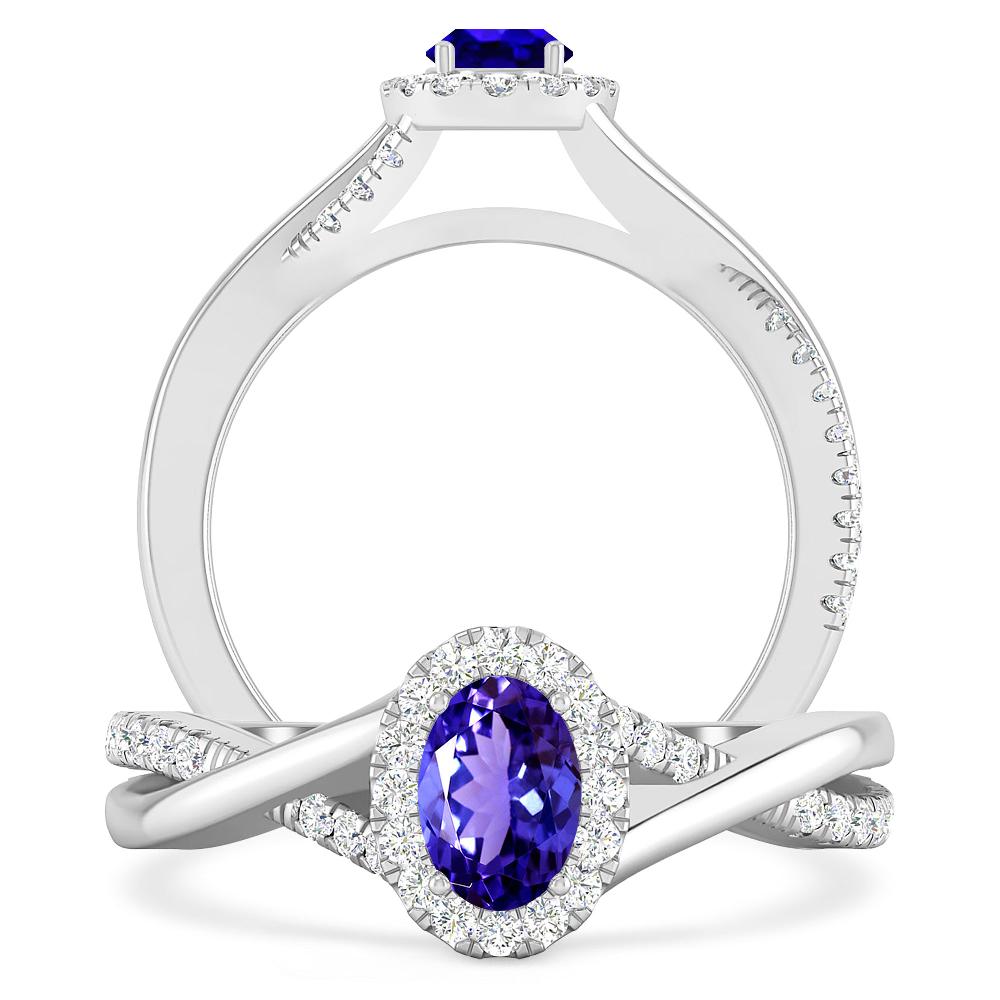 White Gold - Tanzanite