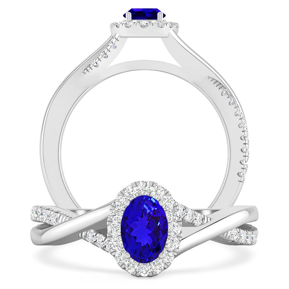 White Gold - Tanzanite