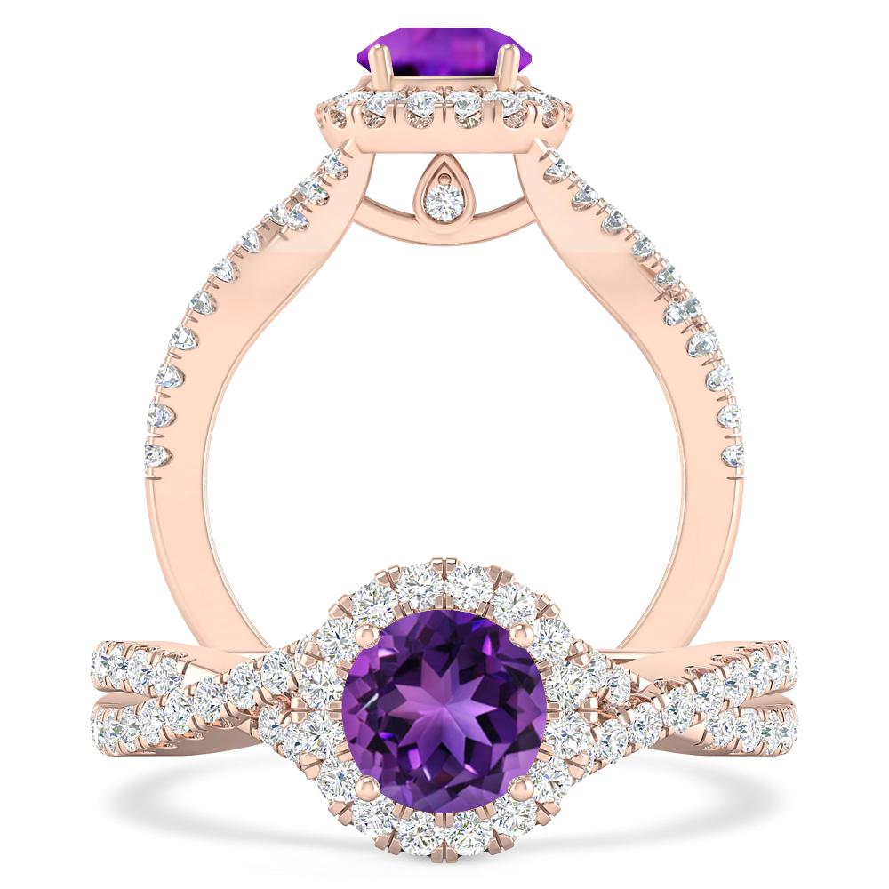 Rose Gold - Amethyst