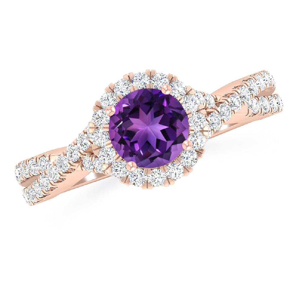 Rose Gold - Amethyst