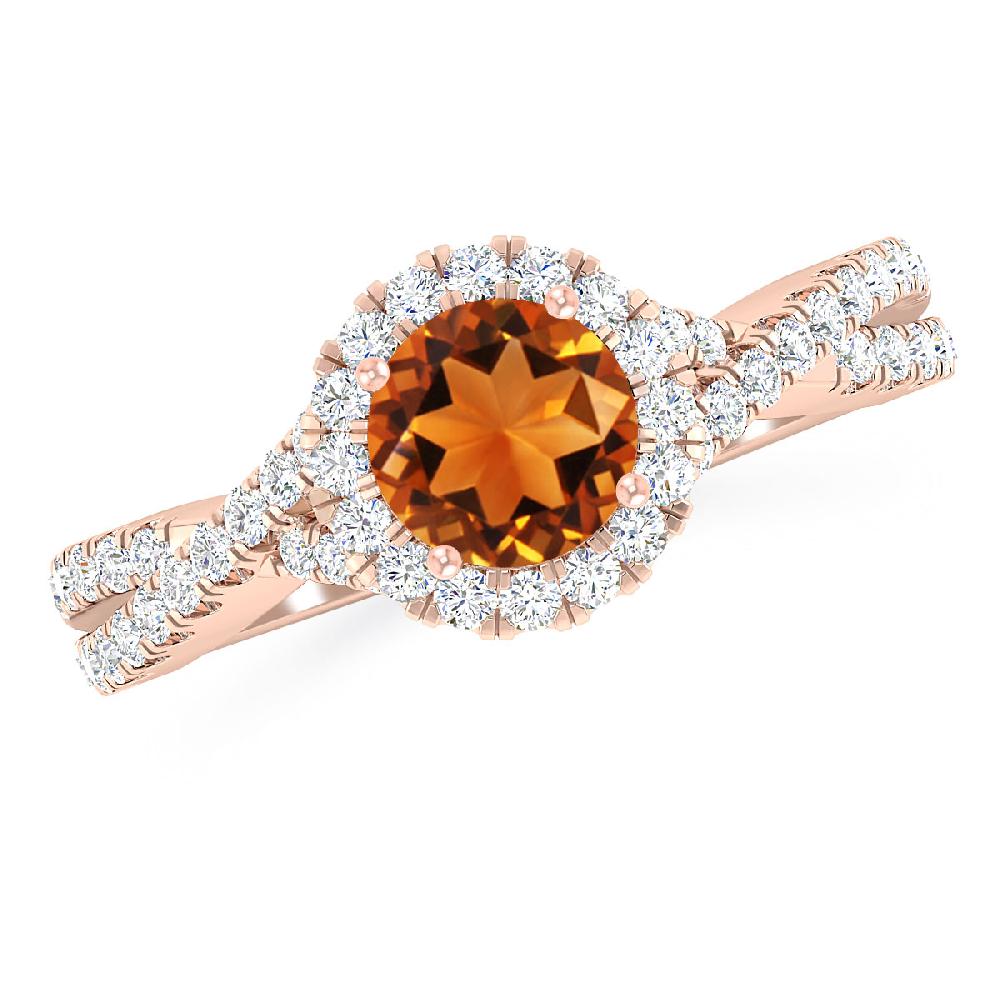 Rose Gold - Citrine