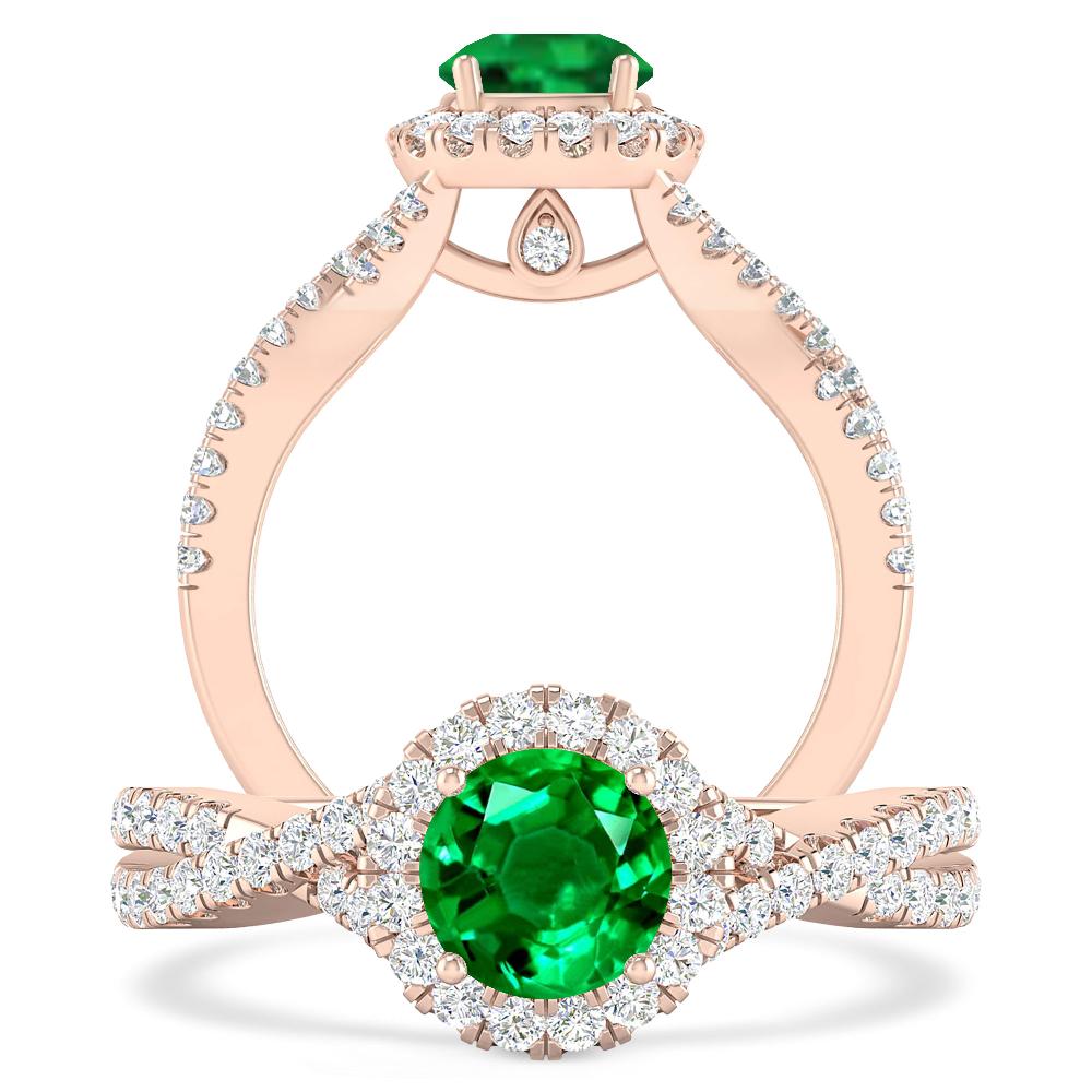 Rose Gold - Emerald