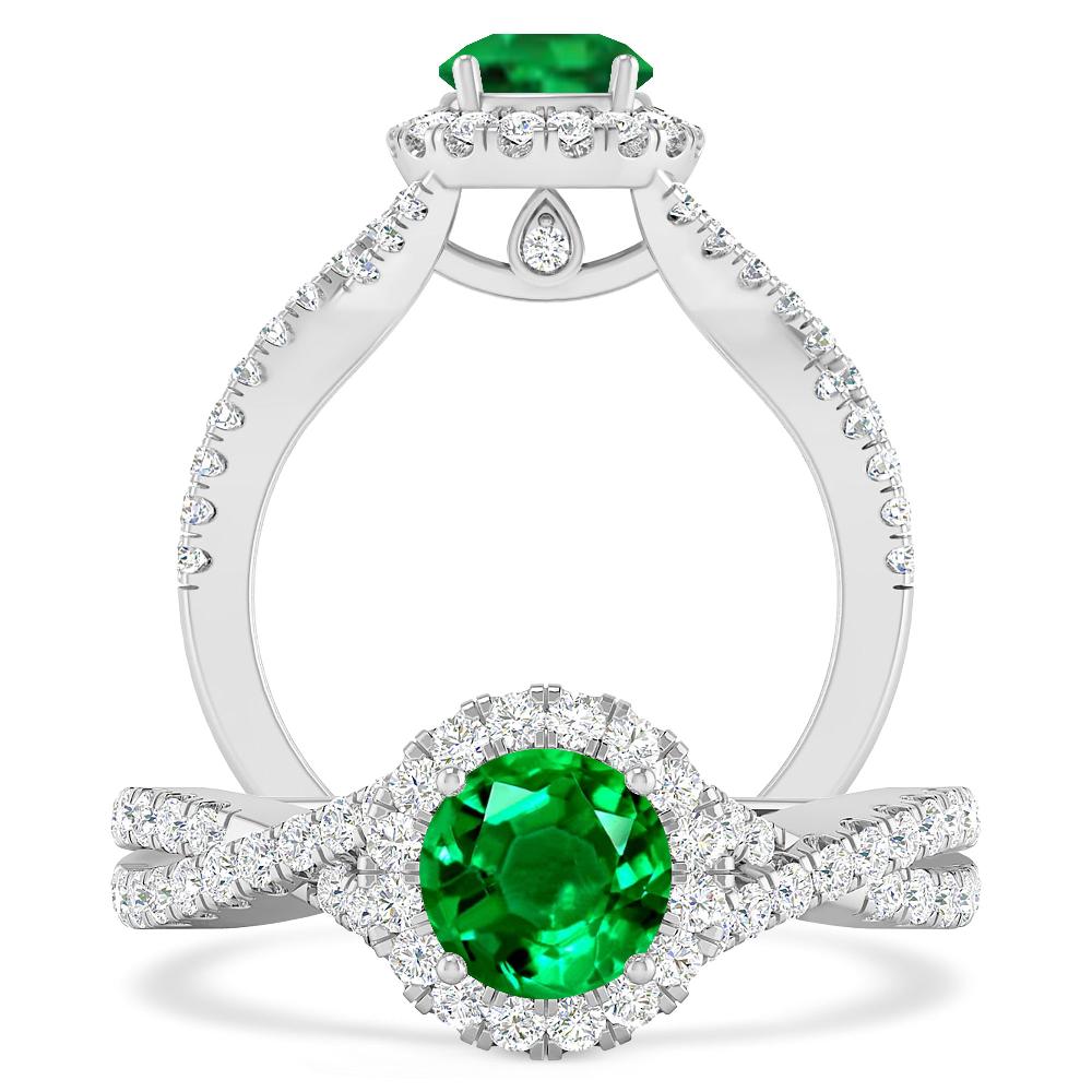 White Gold - Emerald