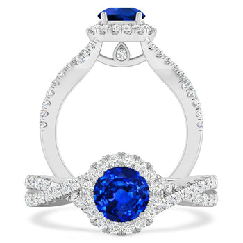 White Gold - Sapphire