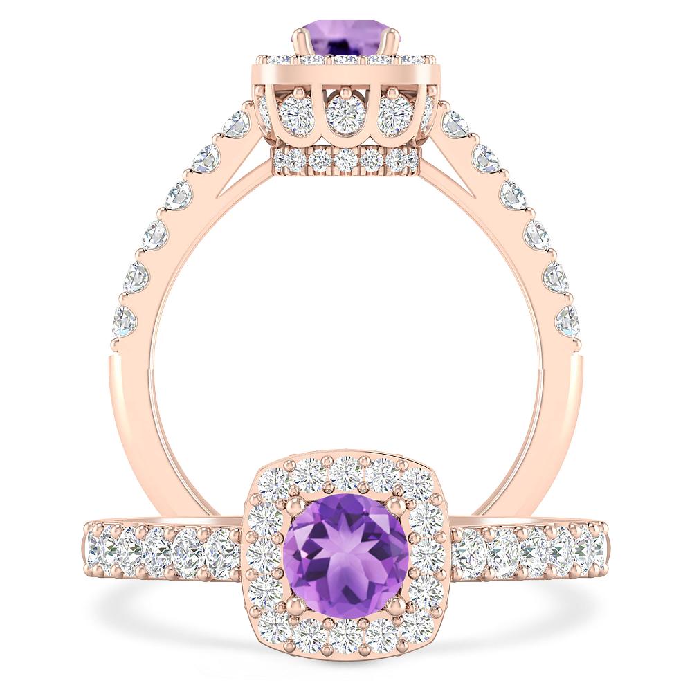 Rose Gold - Amethyst