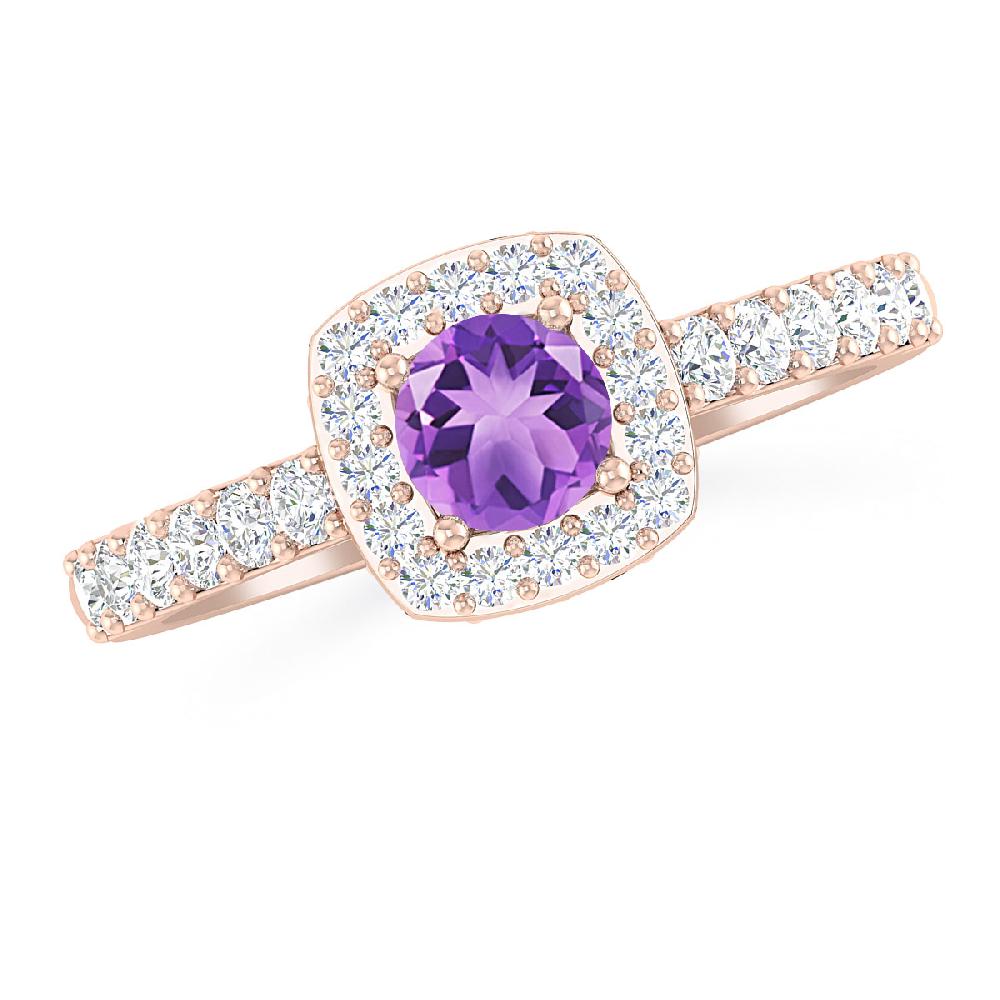 Rose Gold - Amethyst