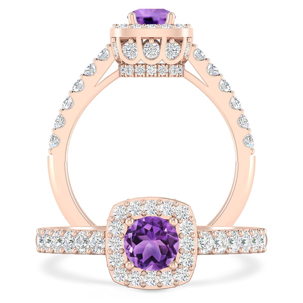 Rose Gold - Amethyst