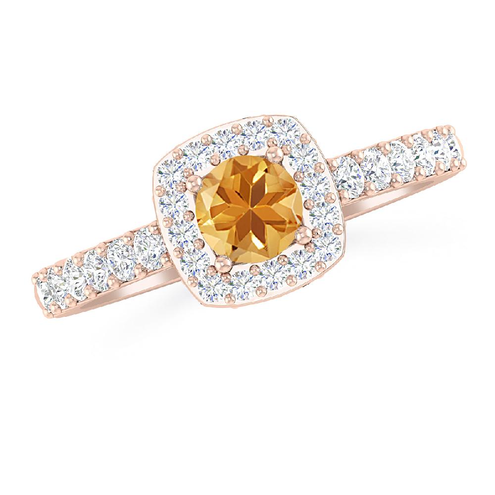 Rose Gold - Citrine