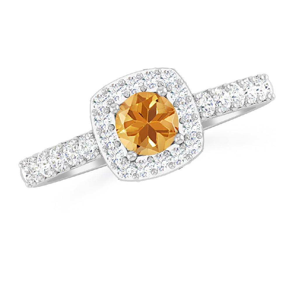 White Gold - Citrine