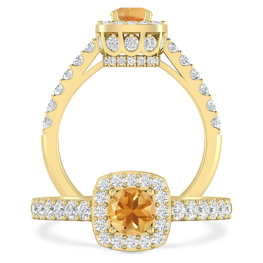 Yellow Gold - Citrine