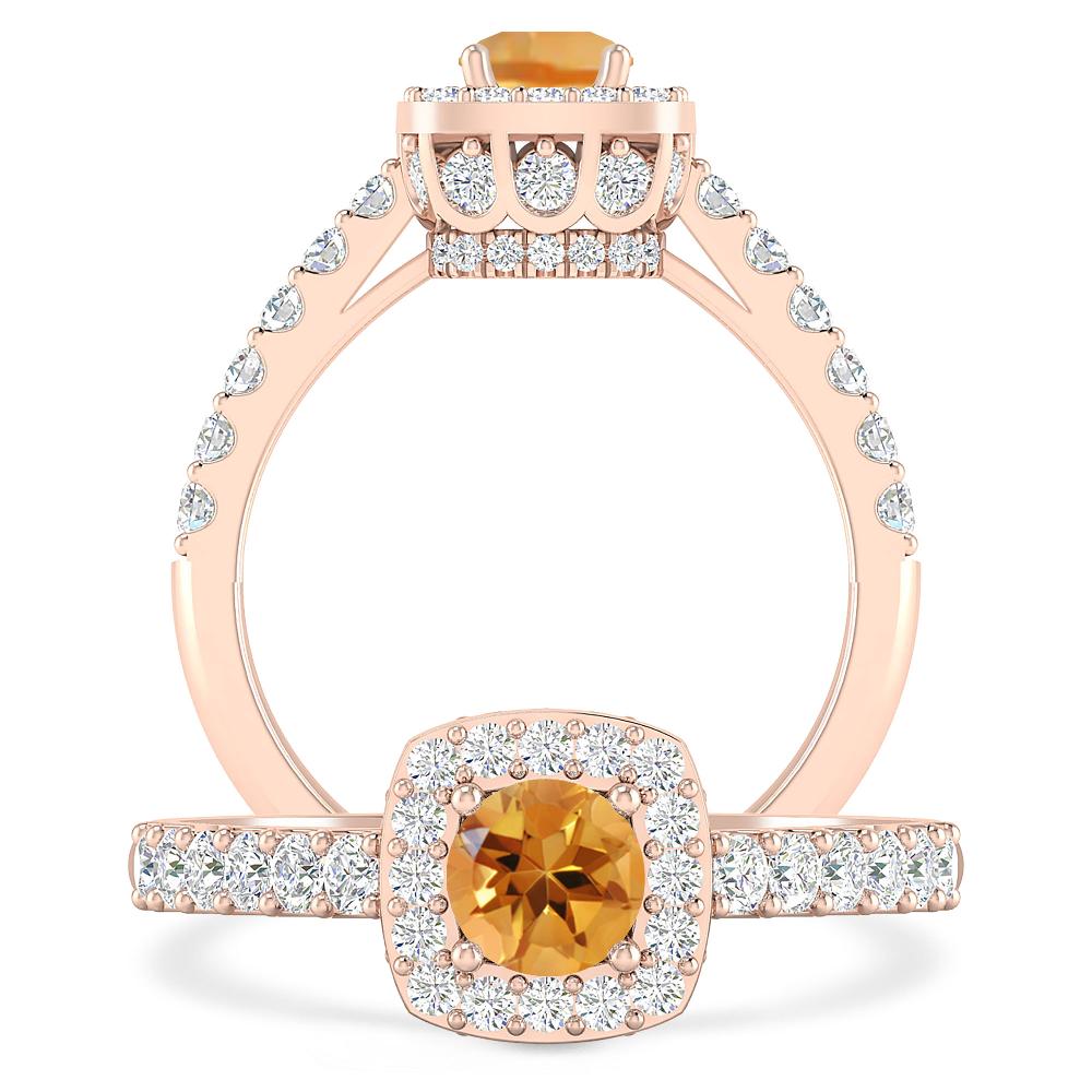 Rose Gold - Citrine