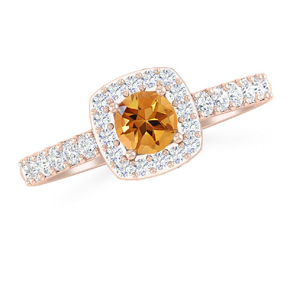 Rose Gold - Citrine