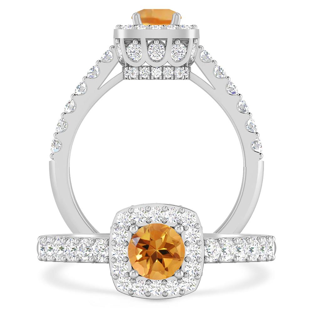 White Gold - Citrine