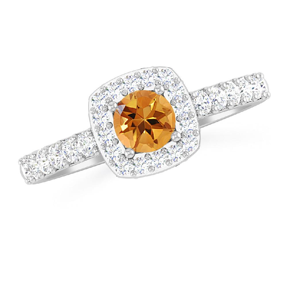 White Gold - Citrine