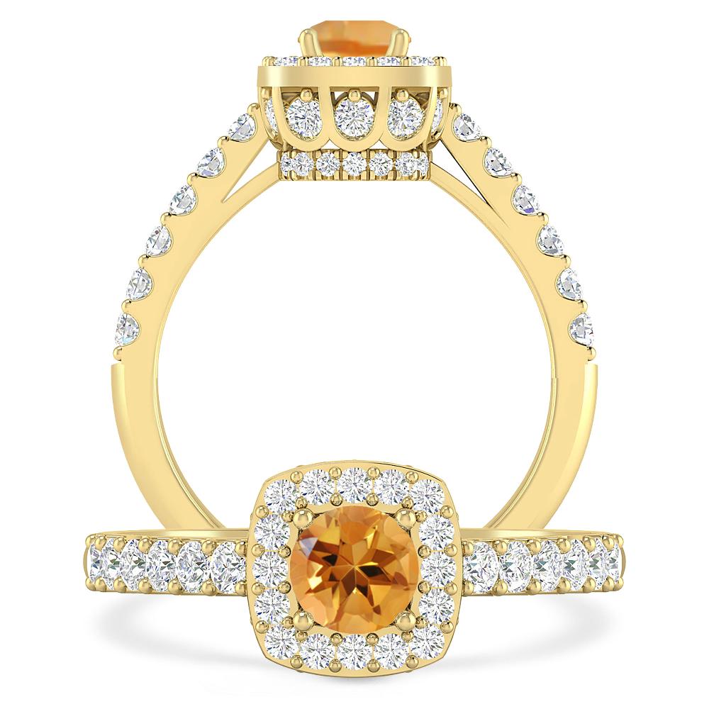 Yellow Gold - Citrine