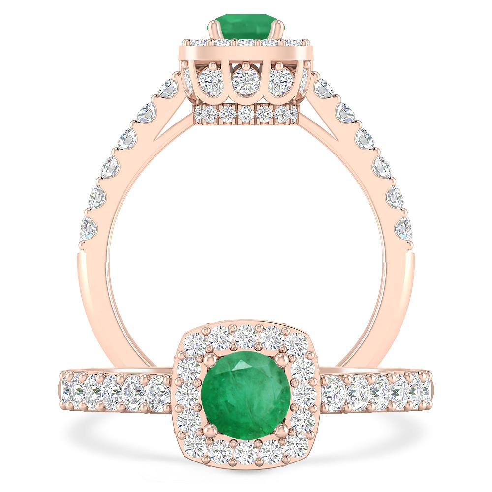 Rose Gold - Emerald