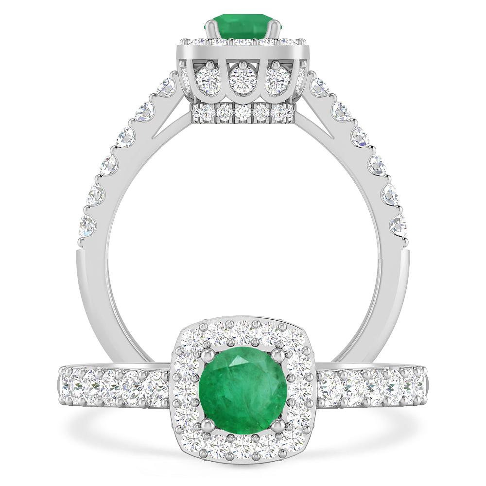 White Gold - Emerald