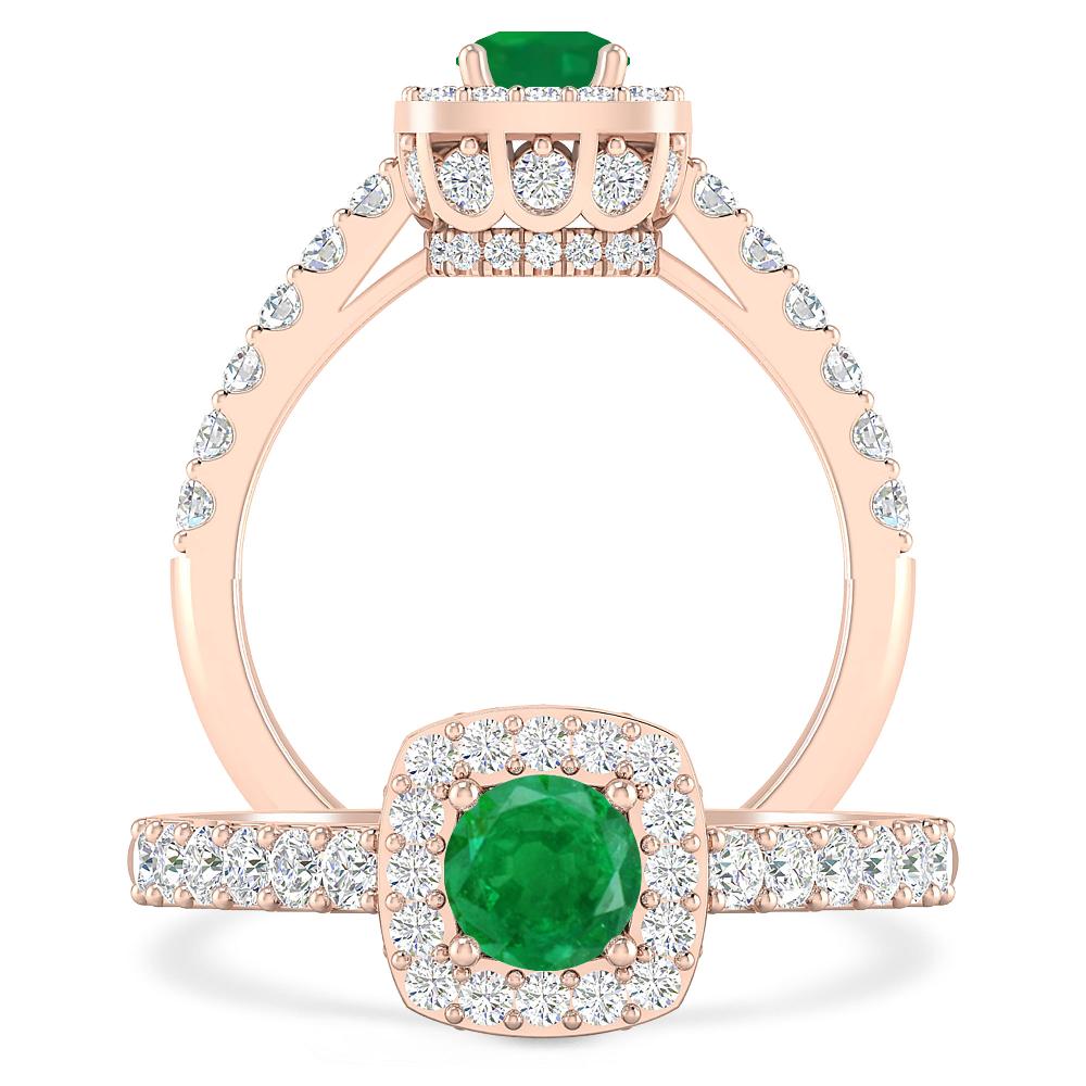 Rose Gold - Emerald