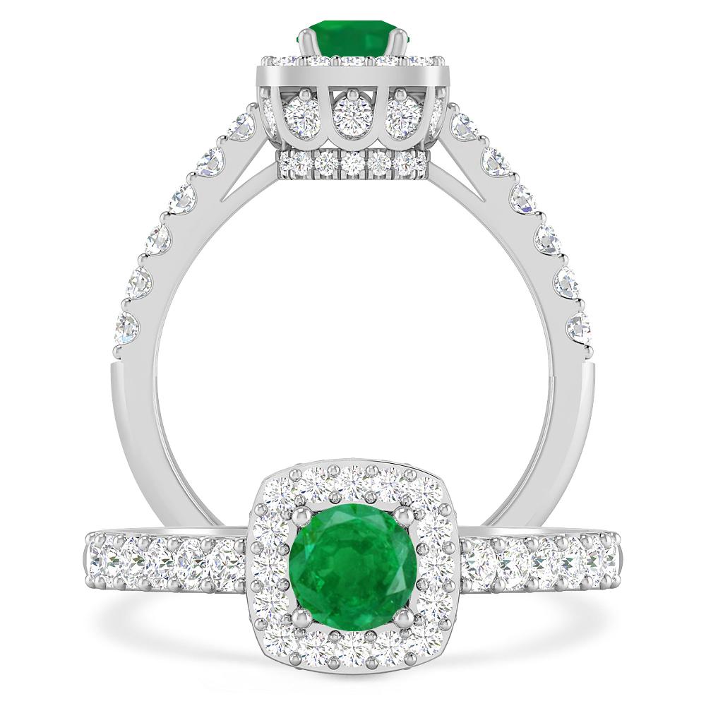 White Gold - Emerald