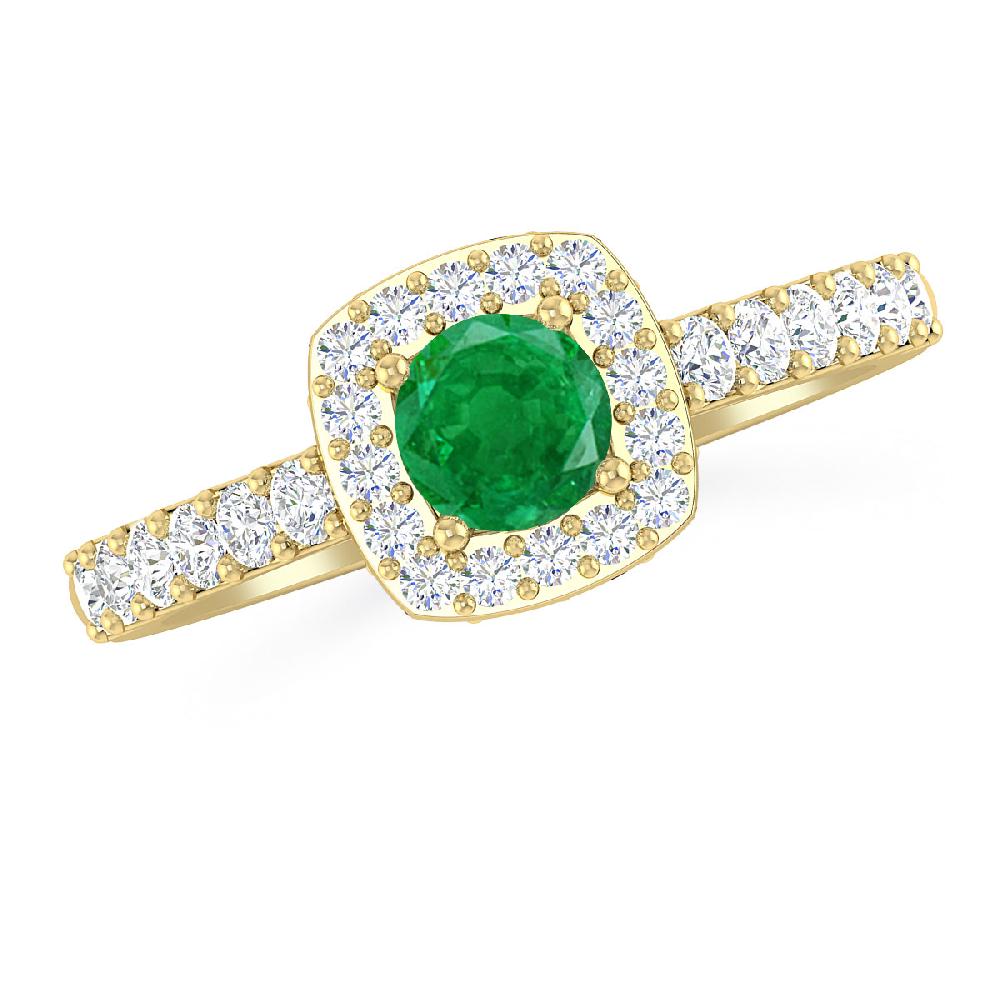 Yellow Gold - Emerald