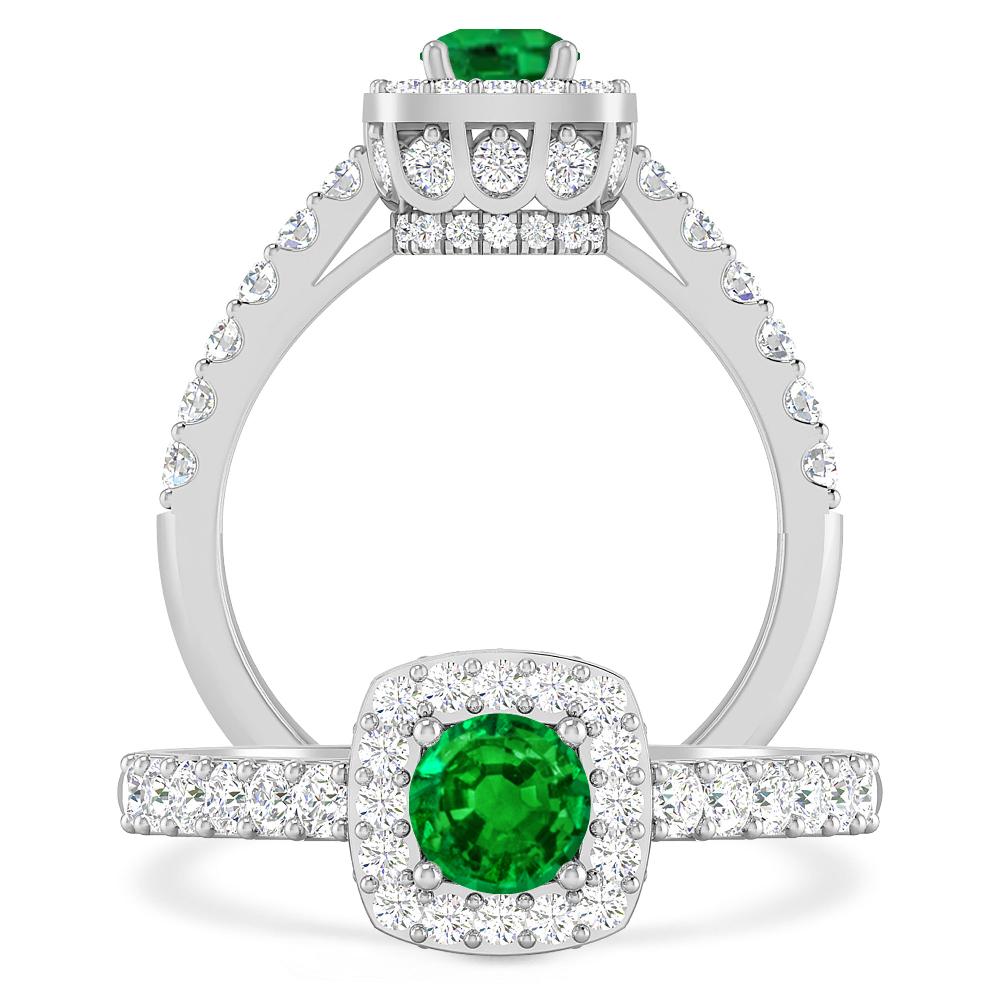 White Gold - Emerald