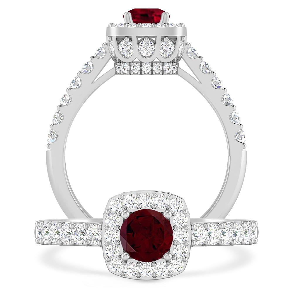 White Gold - Garnet