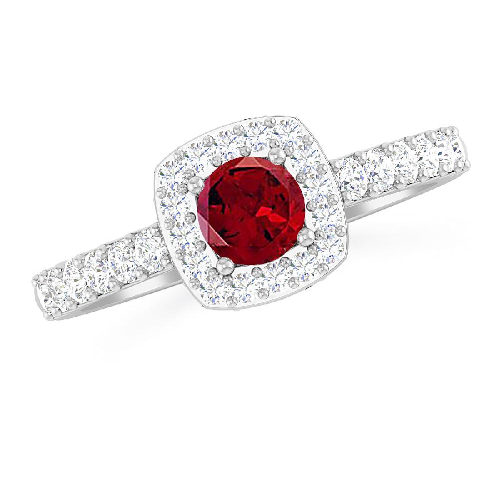 White Gold - Garnet