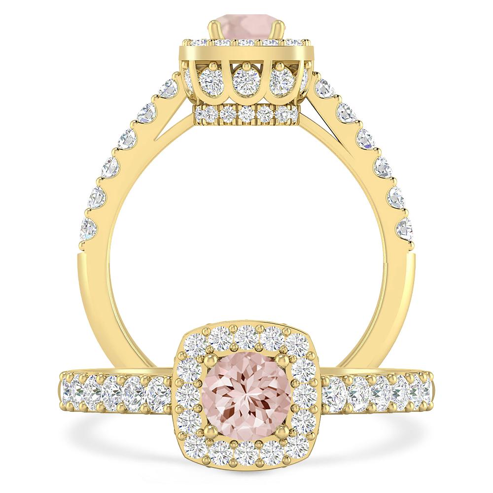 Yellow Gold - Morganite