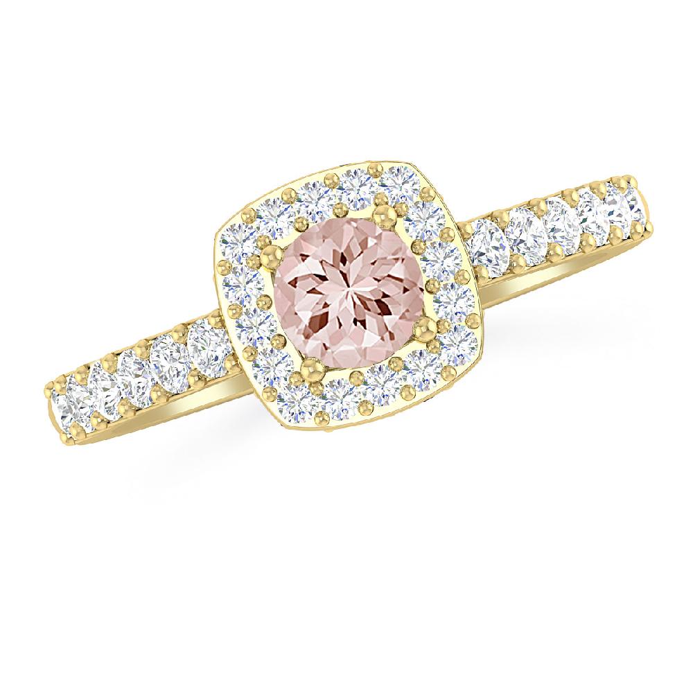 Yellow Gold - Morganite