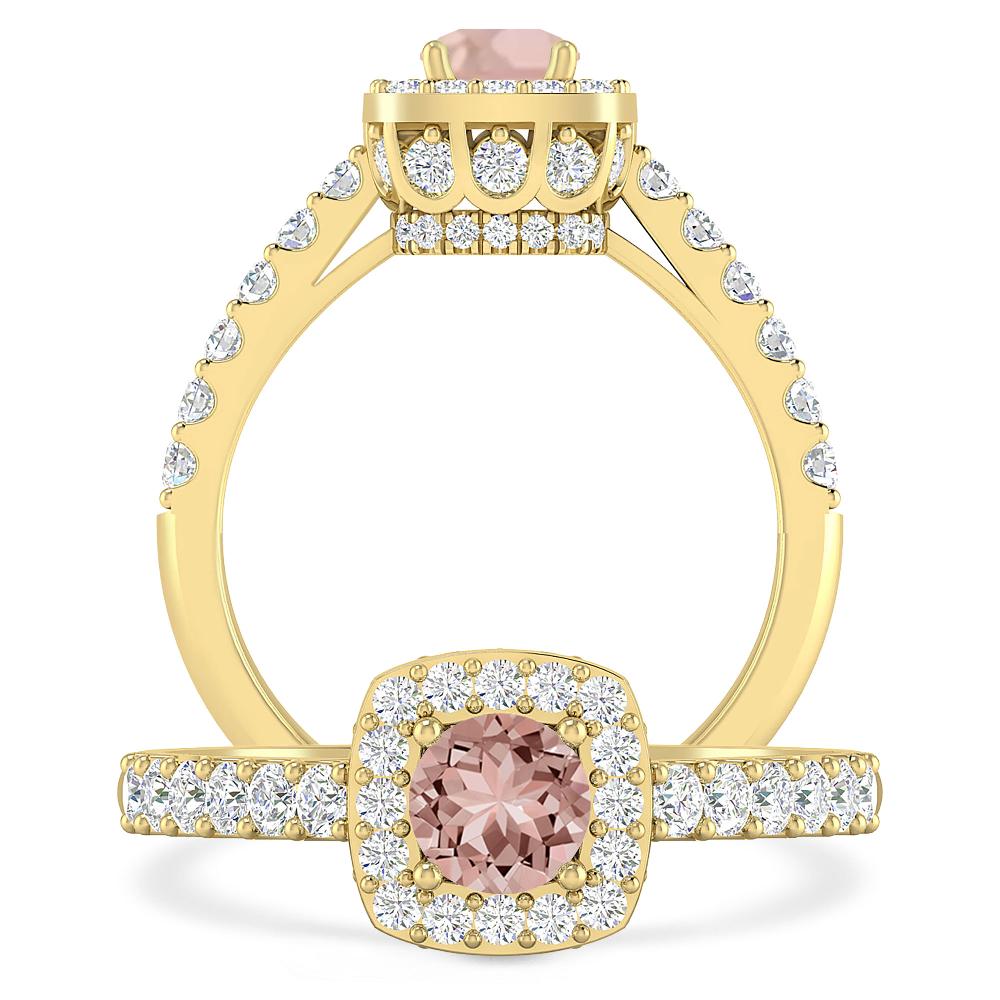 Yellow Gold - Morganite