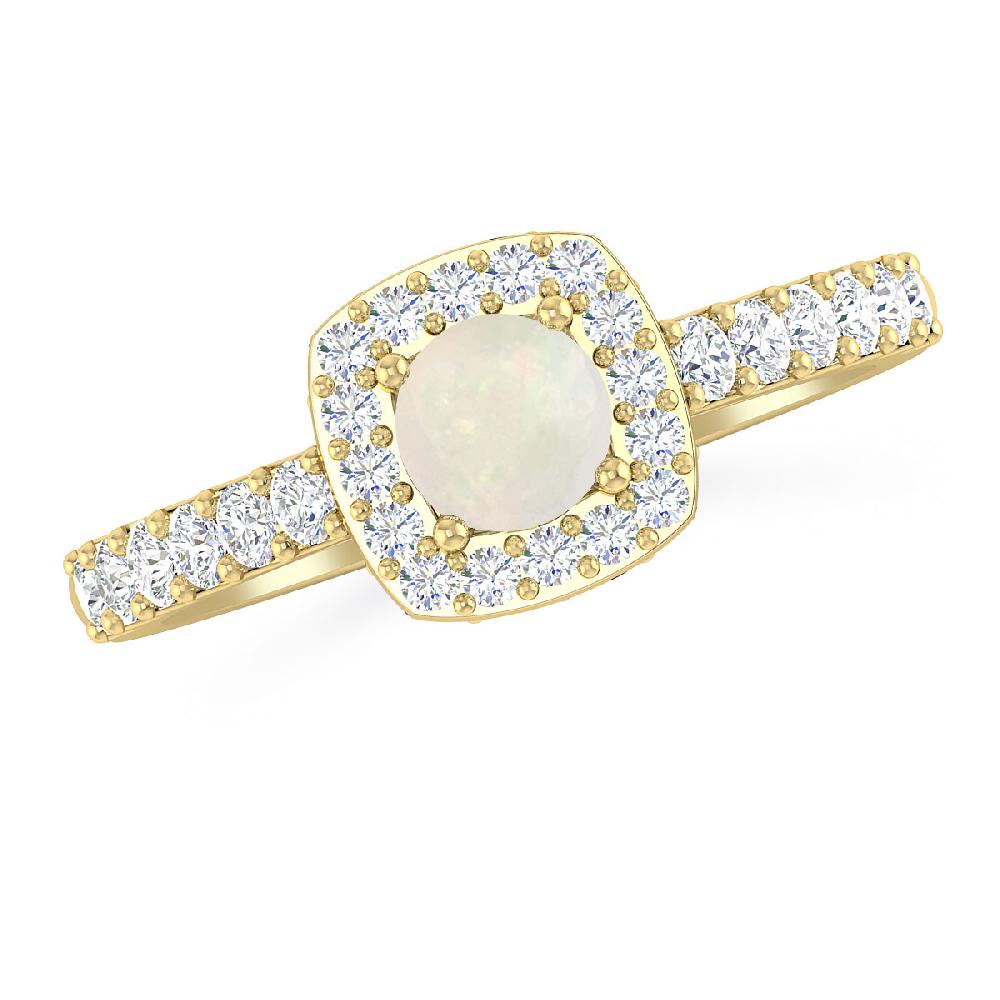 Yellow Gold - Opal