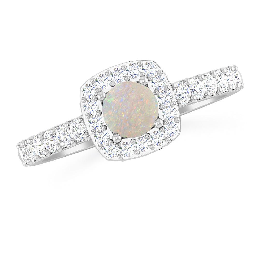 White Gold - Opal