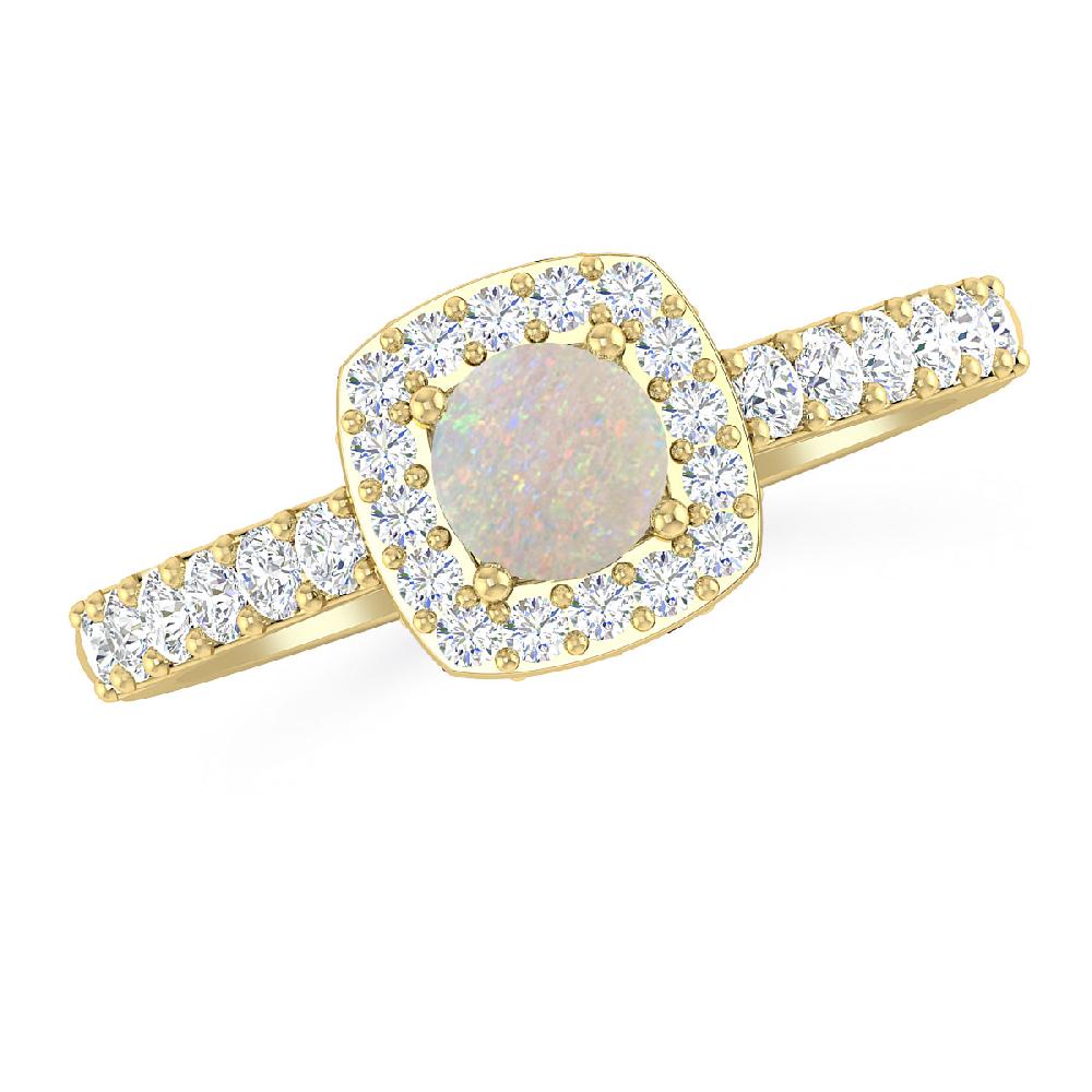 Yellow Gold - Opal