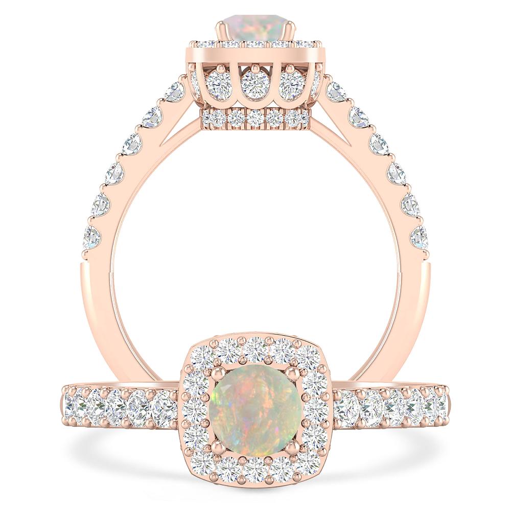 Rose Gold - Opal