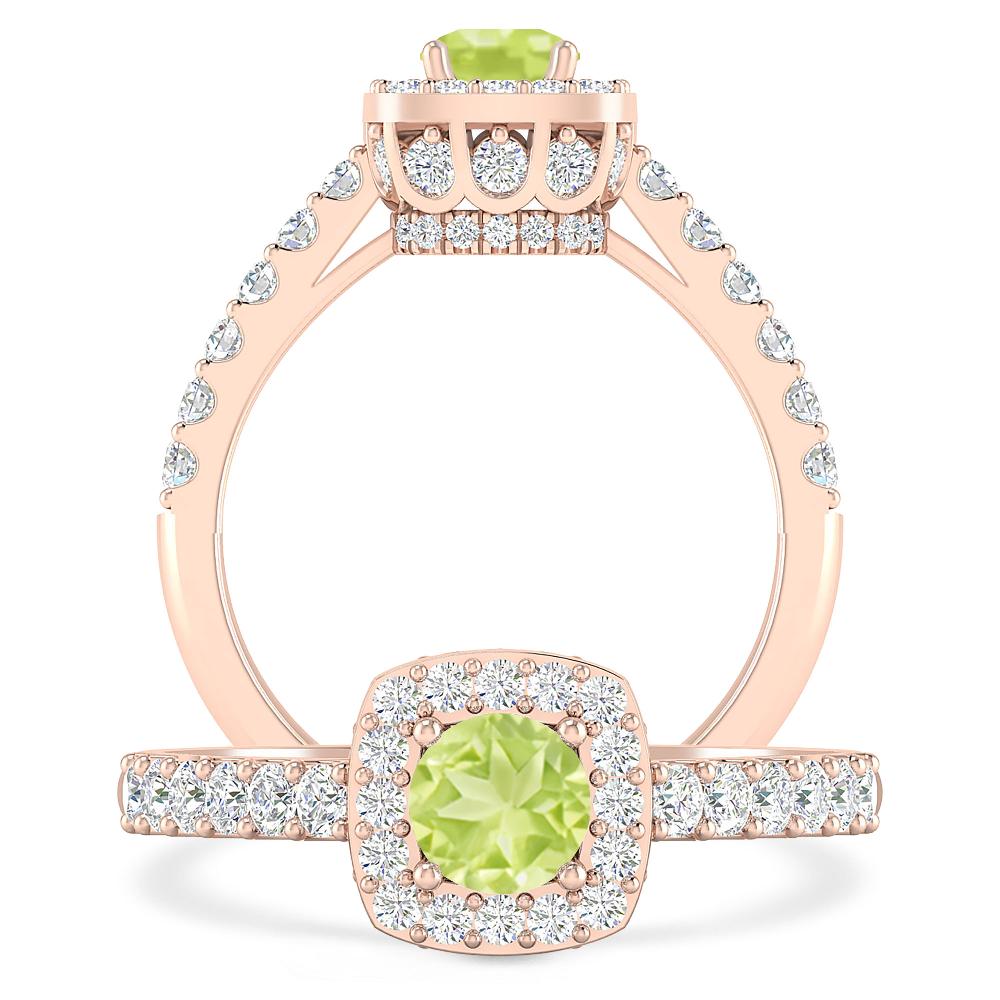 Rose Gold - Peridot