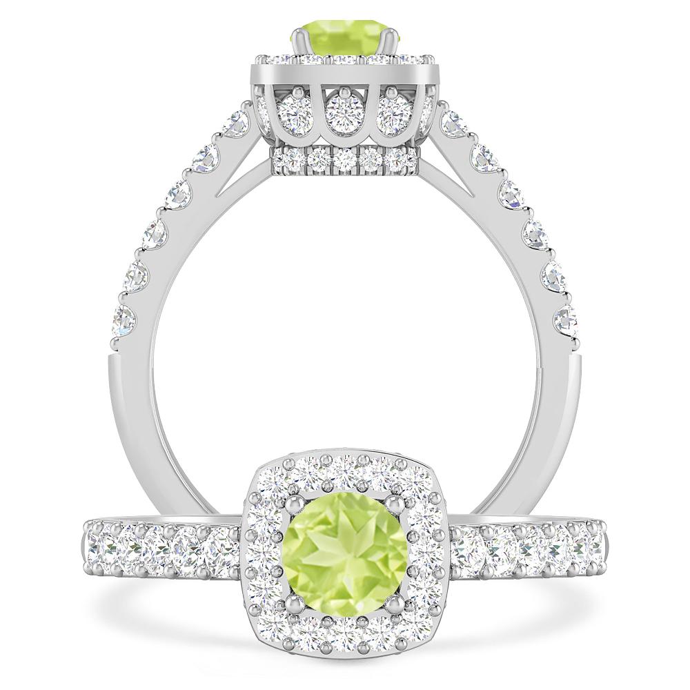 White Gold - Peridot