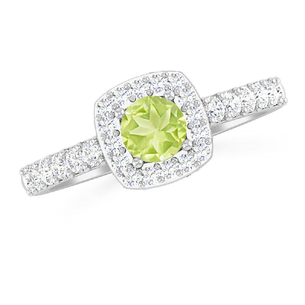 White Gold - Peridot