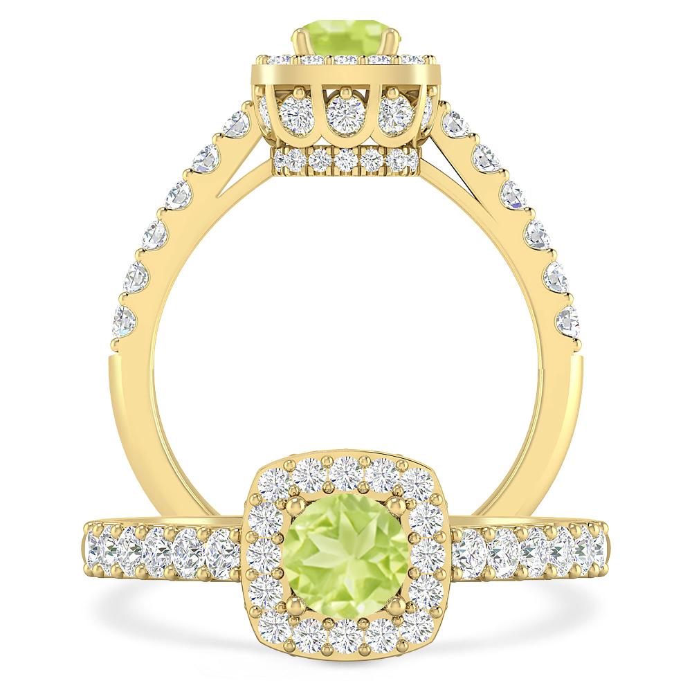 Yellow Gold - Peridot