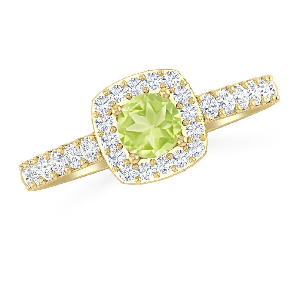 Yellow Gold - Peridot