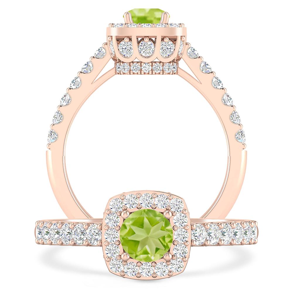 Rose Gold - Peridot